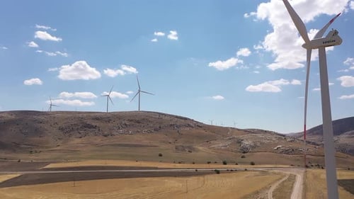 Aerial View Of Wind Turbine 6