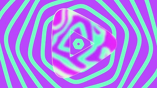 Fond animé minimaliste en triangle violet