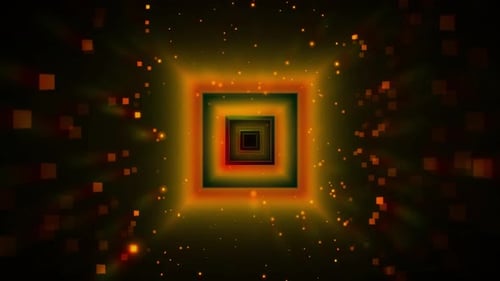 Space-Time Grid Animation Motion
