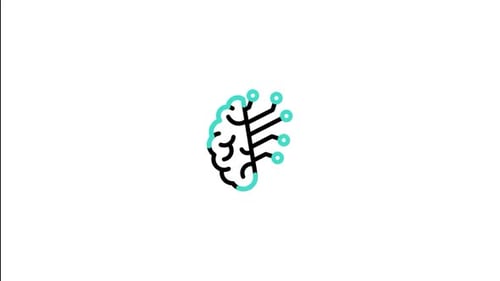 Animiertes Symbol für neuronale Netzwerke