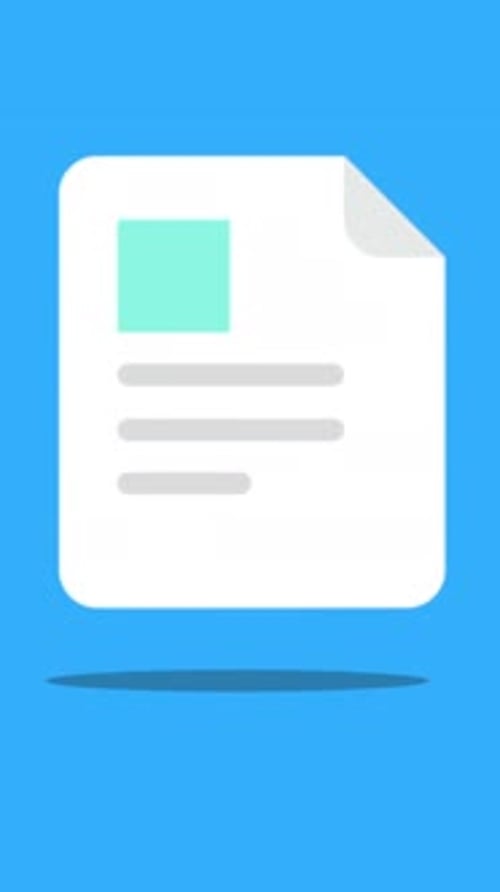 CV Text Morphing To Document On Alpha Channel Vertical