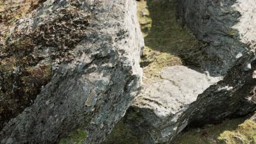 Close Up of Rocky Stones Formation