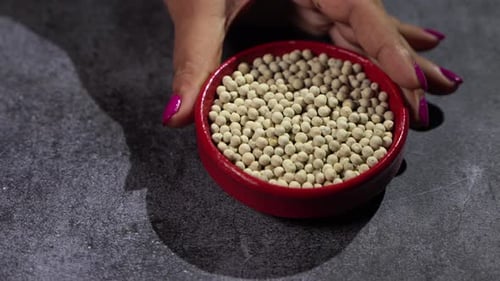 Red Bowl of Peppercorns