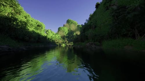 Voyage fluvial nocturne rempli de sons et d'ombres inconnus