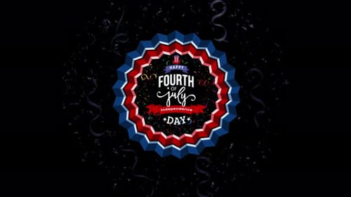 Happy 4th Of July 4K Loop Background V4
