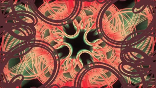 Fondo abstracto giratorio de líneas circulares 02