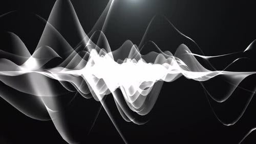 Abstract Dynamic Fluid Waveform Animation