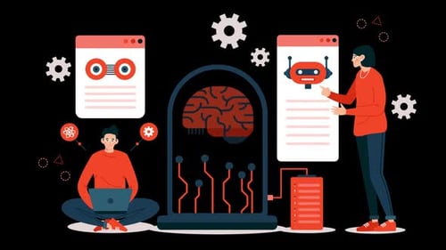 Ai And Robots Chat Background Alpha Channel