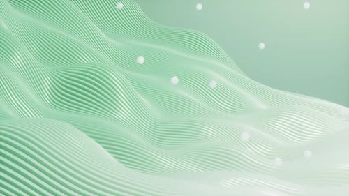 Abstrakter Kurvenhintergrund mit Farbverlauf, 3D-Rendering.