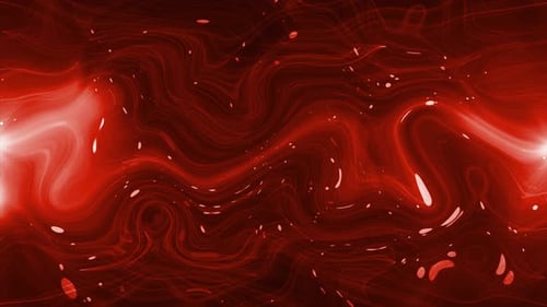 Abstract Red Fluid Lines Glowing Background Animation