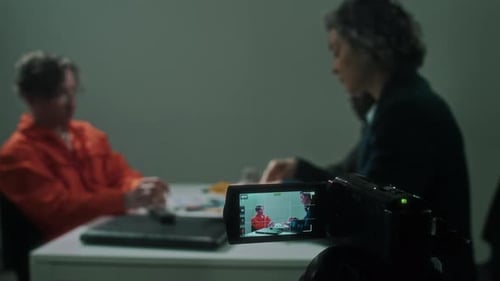 Intense Interrogation of Suspect in a Police Station