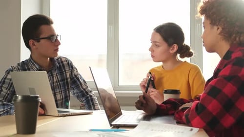 Diverse Colleagues Business People Working on Office Startup Business Group Working As Team to Find