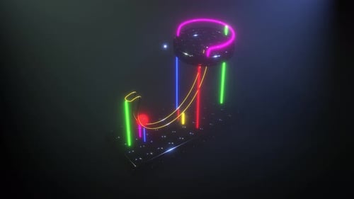 Animación 3D Slide Balls Loop