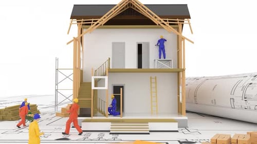Construcción de casas inmobiliarias 03