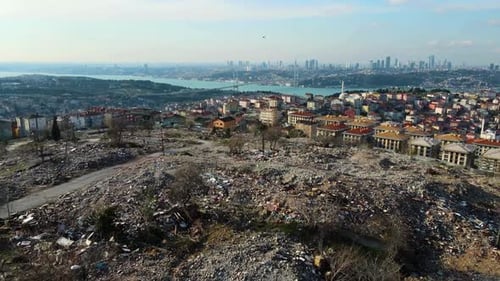 Urban Demolition Aerial
