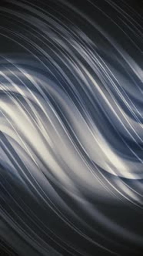 Abstract Wavy Lines Flowing Motion Background Loop
