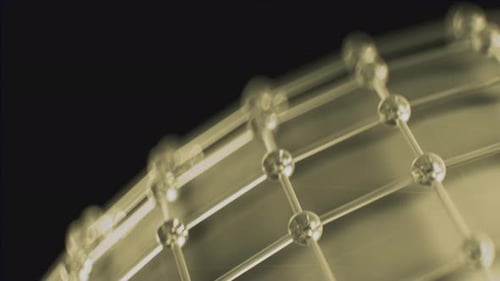 Rotating Glass Sphere Background Loop