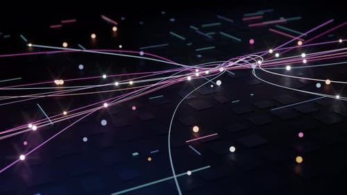 Machine Learning Curve Lines Fibers Network Speed