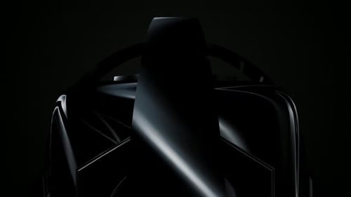 Abstract Dark Metallic Logo Reveal Opener