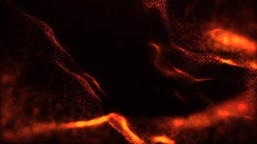 Glowing particles science fiction background 4k with smooth looping animation of glowing particles.