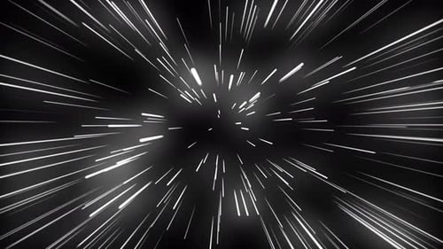 Speed Lines Loop 4K - Blanc