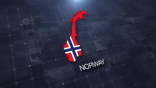 Affichage de la carte de la Norvège