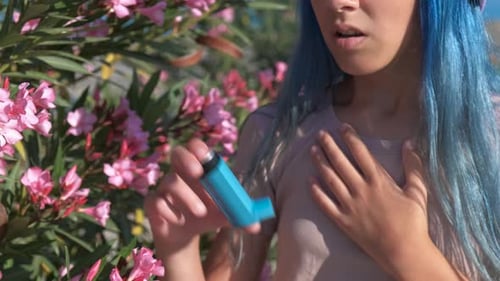 Suffocation causée par le pollen