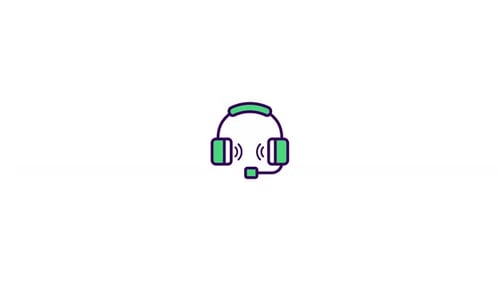 Headphones Icon animation