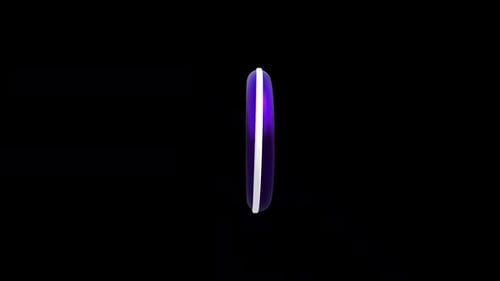 3D Rotating Path Connection Icon Logo Animation