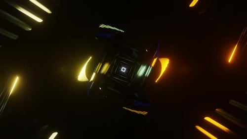 A Lively Neon Disco VJ Loop Backdrop Bursting with Color