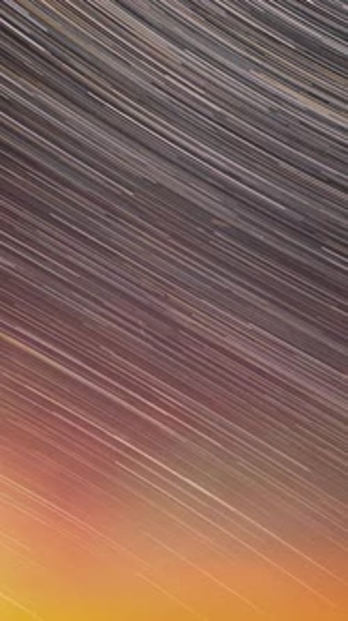 Beautiful Star Trails on a Dark Night Sky