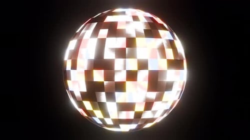 Modern Glowing Disco Ball for Party and Celebration Events