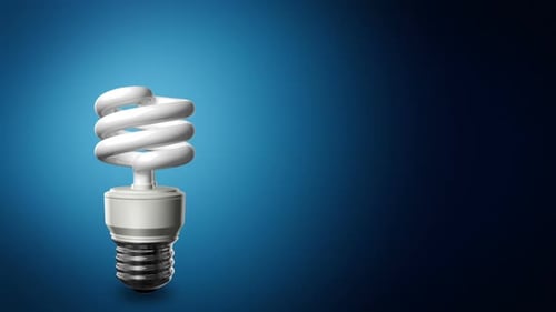 Compact Fluorescent Lightbulb Background