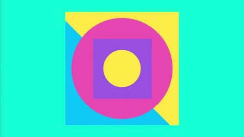 Fond abstrait géométrique Motif géométrique animé moderne ou résolution de fond géométrique