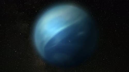 Glow Sphere Planet Structure in Space