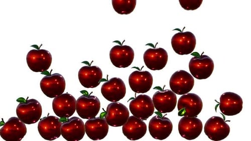 Apples 3d Animation Transition