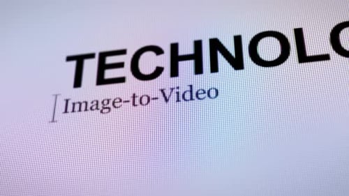 Image To Video Typing Keyword In Online Search Bar