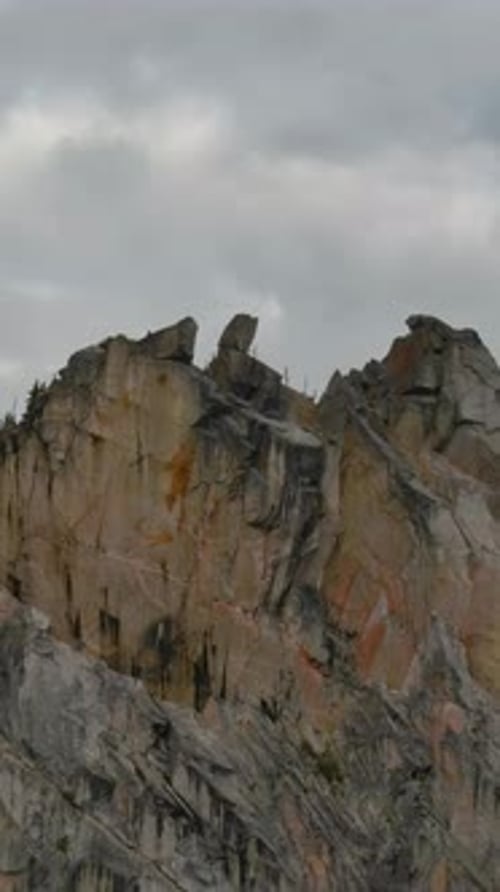 Jagged Mountain Peak. British Columbia, Canada.