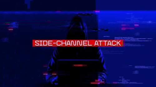 Side Channel Attack On Hacking Background Screen