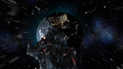 Planet Earth Destruction and Reconstruction Animation