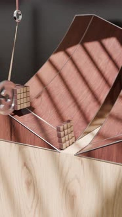 Slice 3D Loop Shapes Animation