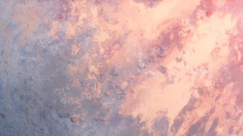 Rotating Abstract Planet in Space