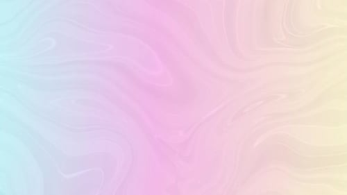 Abstract Flowing Liquid Pastel Color Background Loop