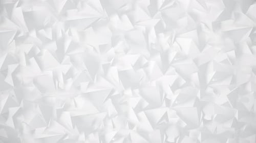 Seamless Abstract White Geometric Folding Background
