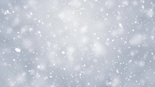 Weißer Schneefall-Hintergrund Loop V3