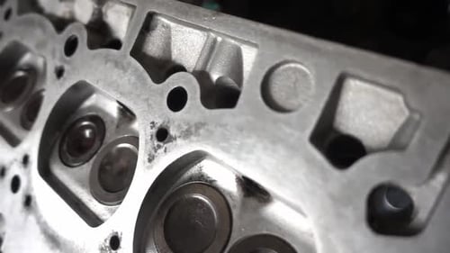 Repaired Car Cylinder Head