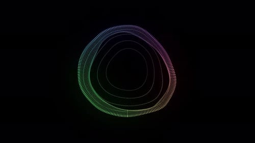 Colorful gradient abstract circle pattern modern animated background. Gradient typography animation.