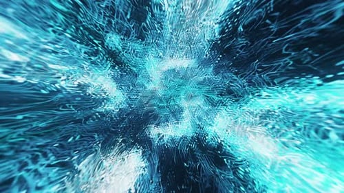 VJ Blue Dynamic Energy Blob