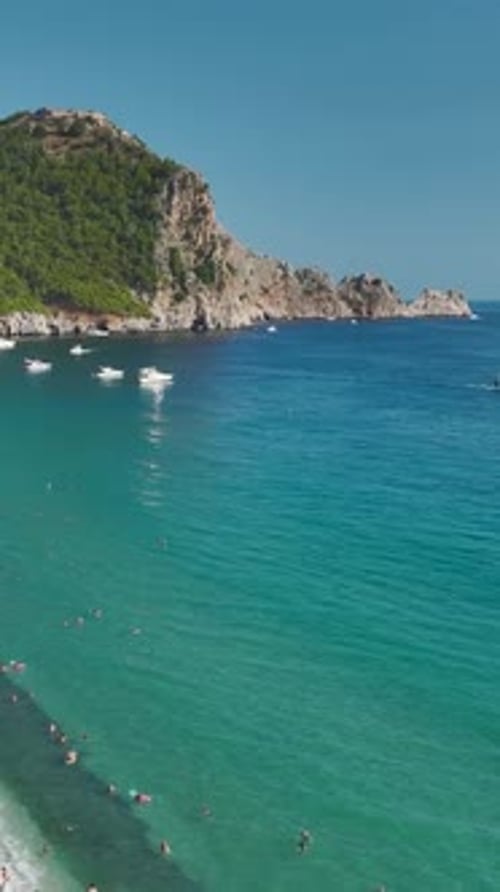 Vertical Video Azure Horizons Yachts on the Mediterranean Coast