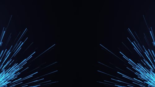 Neon Blue Energy Burst Background